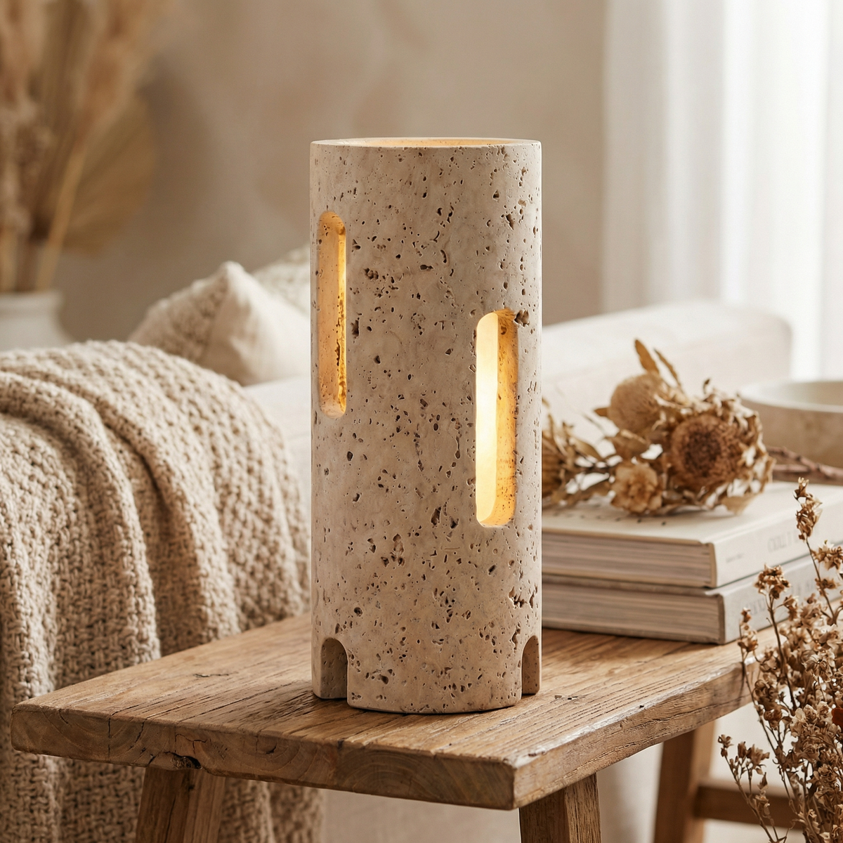 Stone Lamp - Francesca