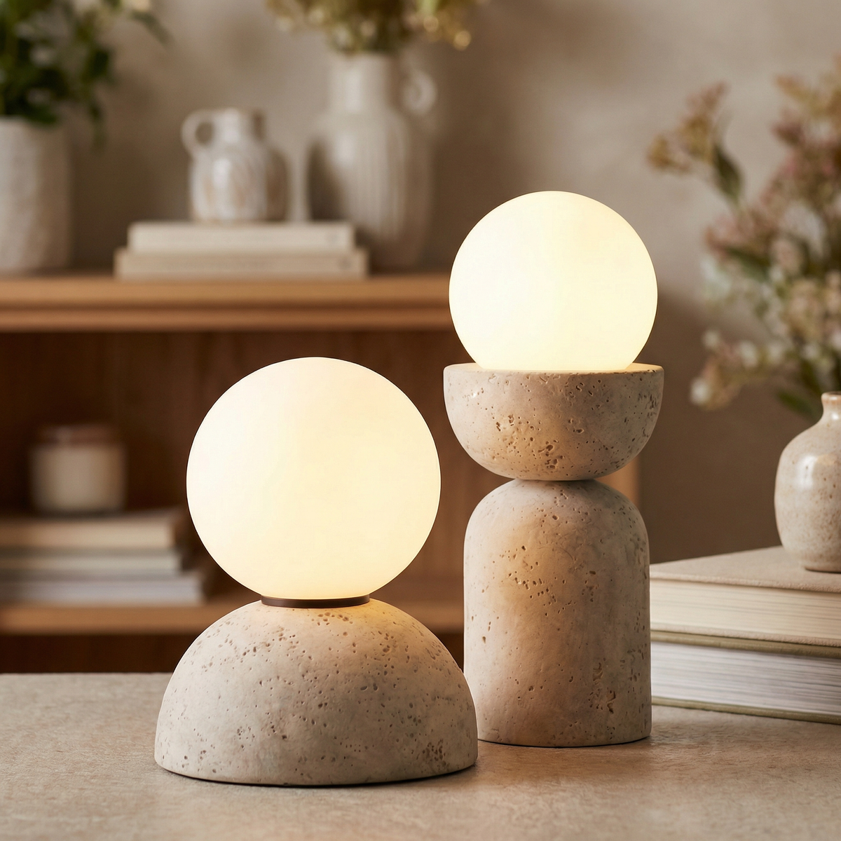 Stone Lamp - Stella