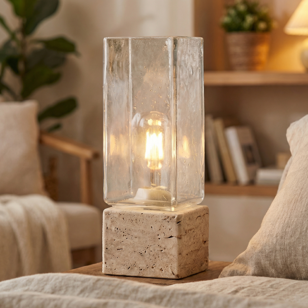 Stone Lamp - Karla