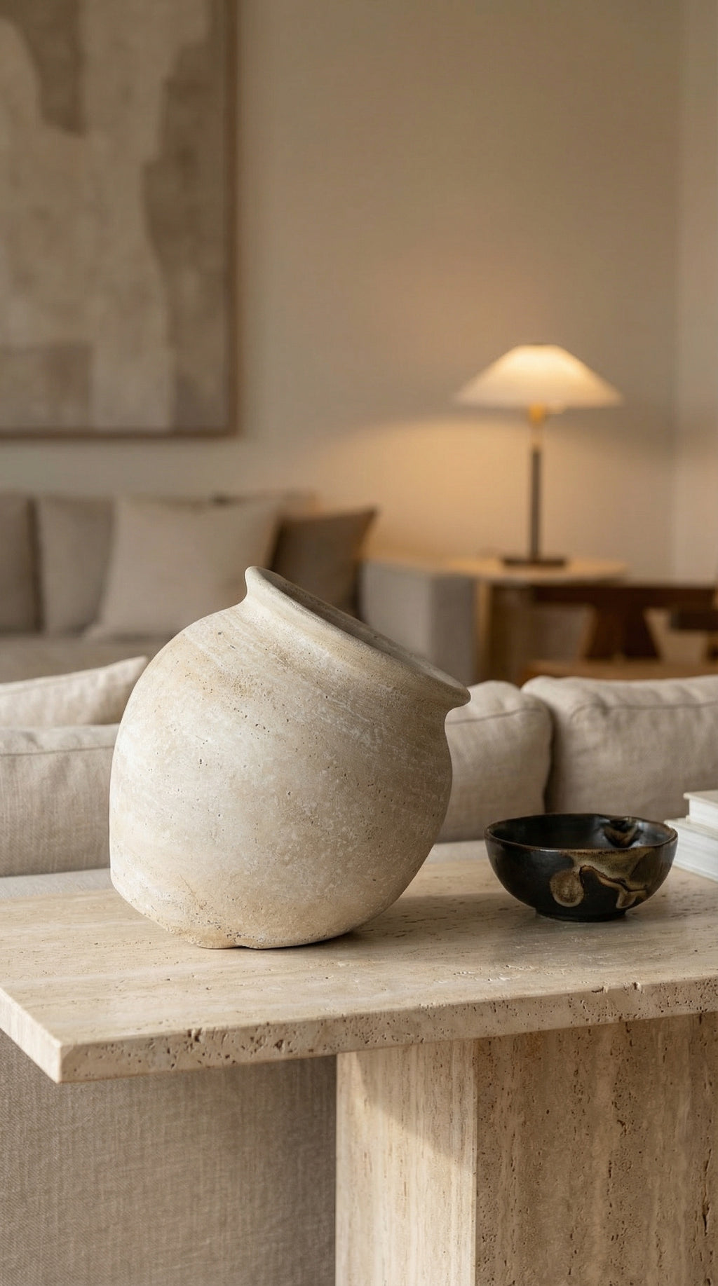 Antique Angled Vase