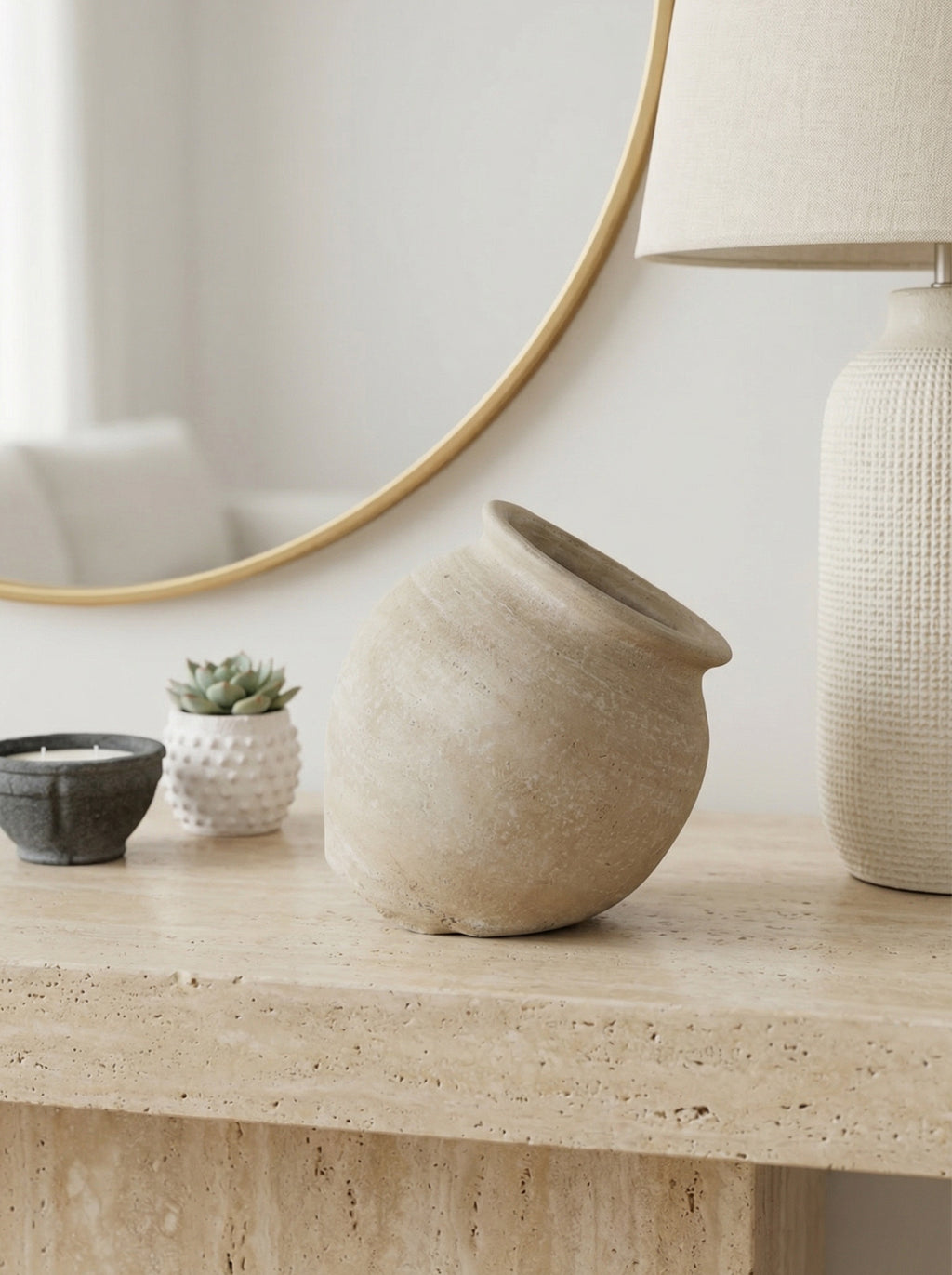 Antique Angled Vase